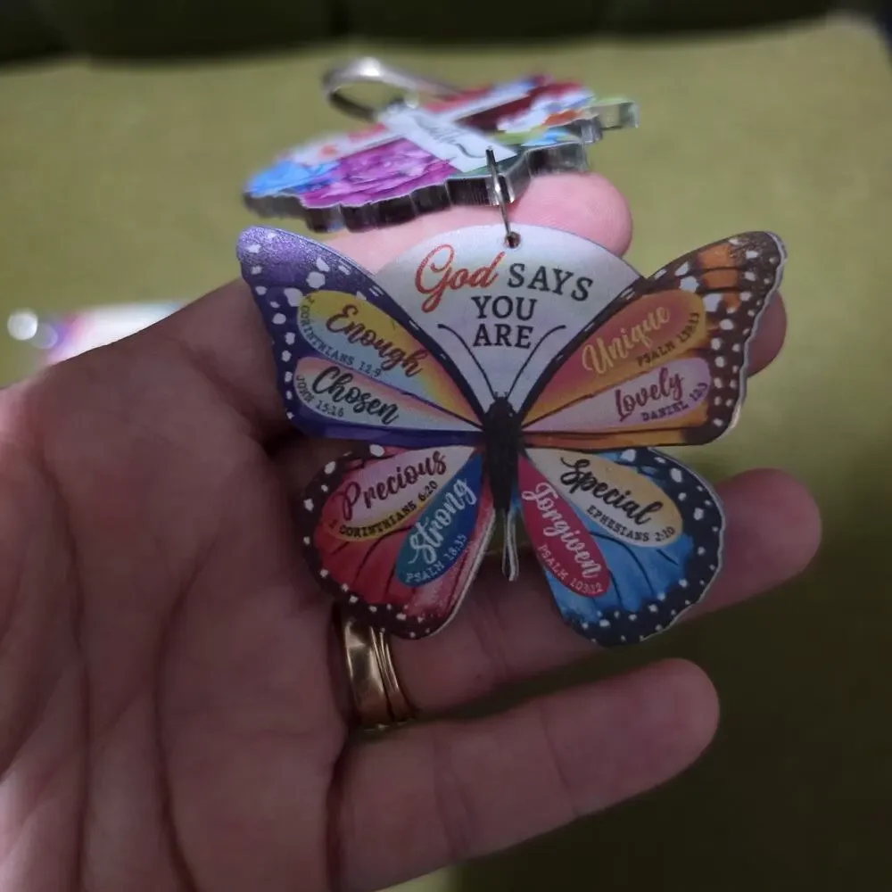 Butterfly Inspirational Gift for Women Christian Religious NIP Desktop Shelf